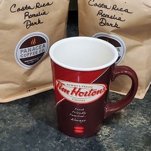 Limited Edition Tim Hortons Glass Coffee Mug!